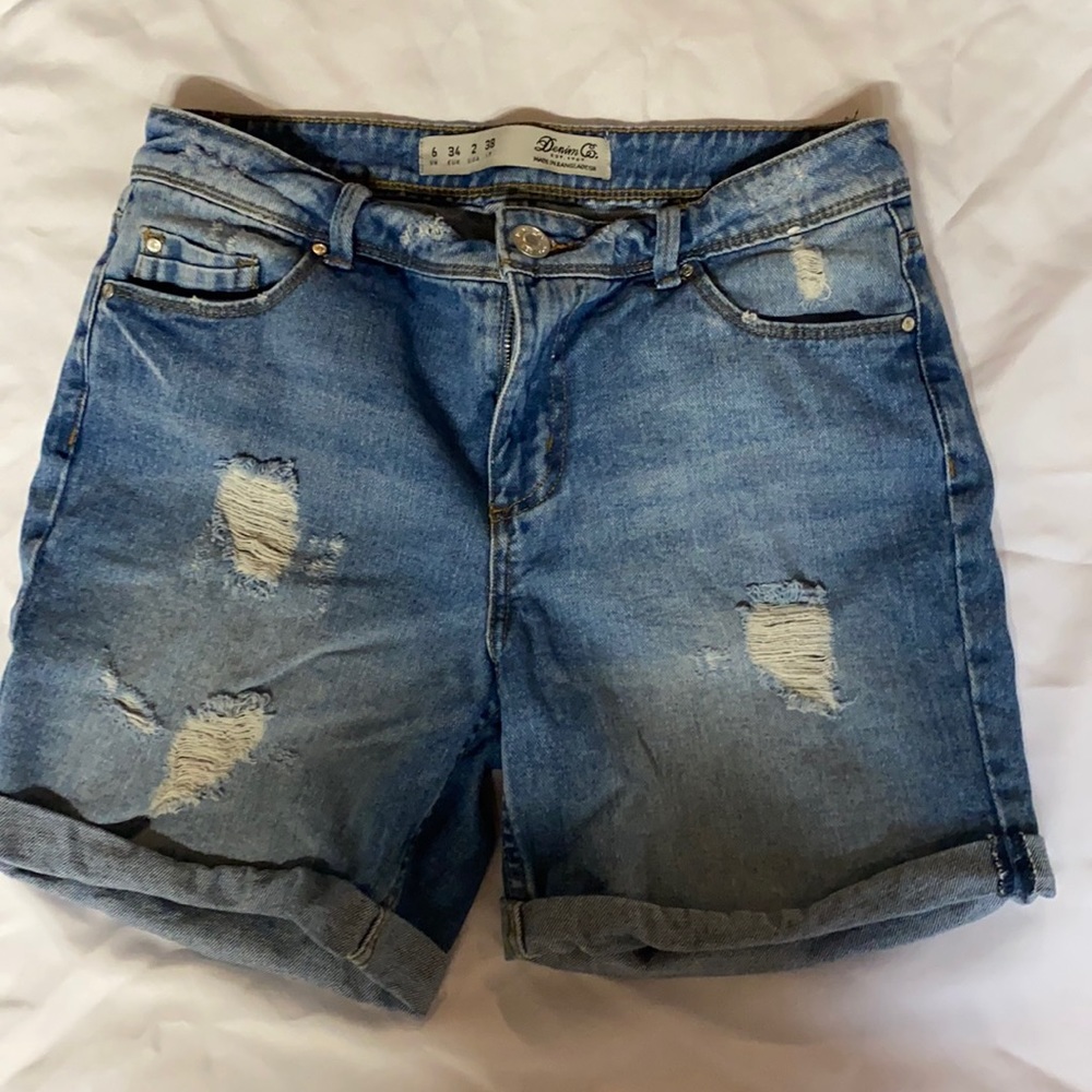 Denim shorts size 2